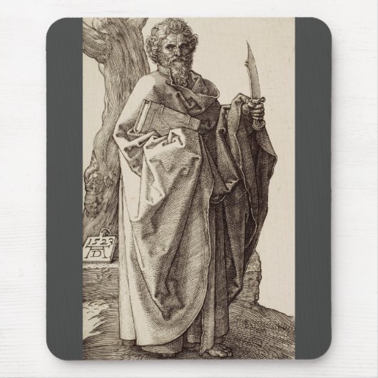 Saint Bartholomew, Apostel von Albrecht Durer Mousepad (Vorne)