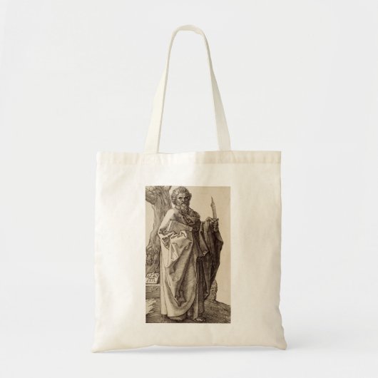 Saint Bartholomew, Apostel von Albrecht Durer Tragetasche (Vorne)