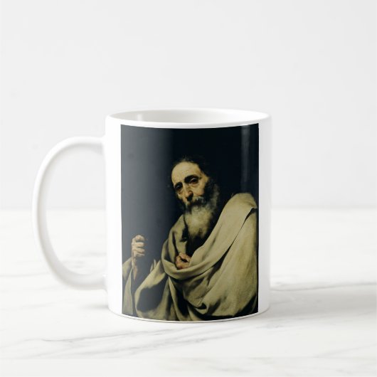 Saint Bartholomew der Apostel von Jusepe de Ribera Kaffeetasse (Links)