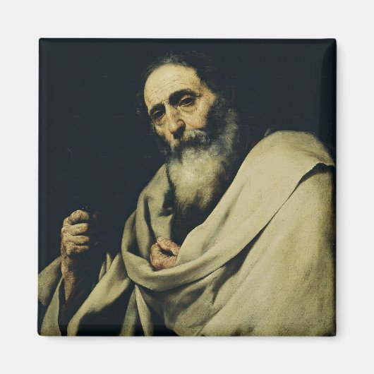 Saint Bartholomew der Apostel von Jusepe de Ribera Magnet (Vorne)