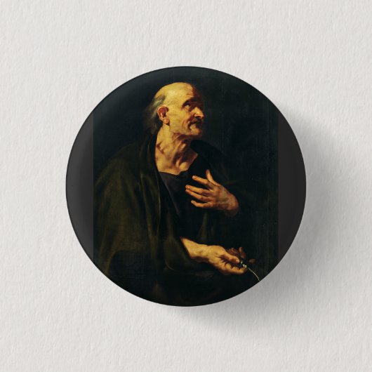 Saint Bartholomew der Apostel von Rubens Button (Vorderseite)