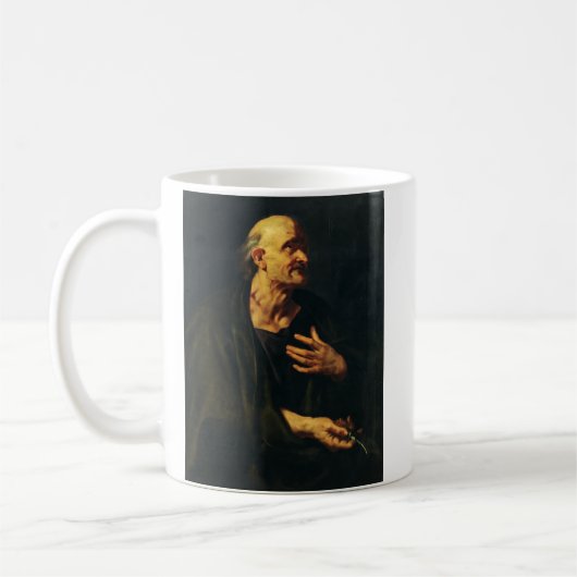 Saint Bartholomew der Apostel von Rubens Kaffeetasse (Links)