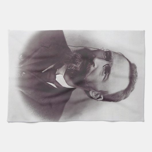 Saint Bartolo Longo Apostel der Rosenkranze Geschirrtuch (Horizontal)