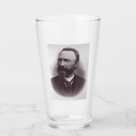 Saint Bartolo Longo Apostel der Rosenkranze Glas (Vorderseite)