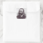 Saint Bartolo Longo Apostel der Rosenkranze Quadratischer Aufkleber (Tasche)