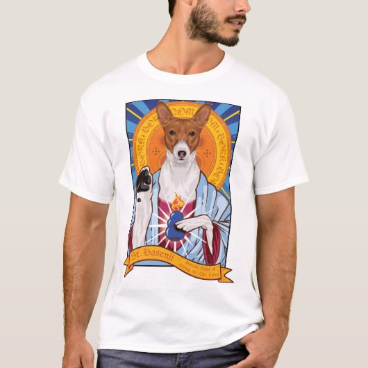 Saint Basenji Dog T - Shirt (Vorderseite)