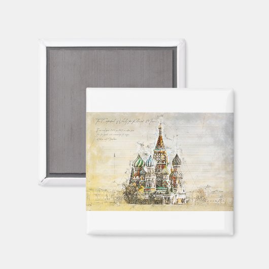 Saint Basil Magnet (Vorderseite/Rückseite)