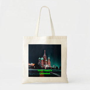 Saint Basil’s Cathedral, Moscow, Russia Tragetasche