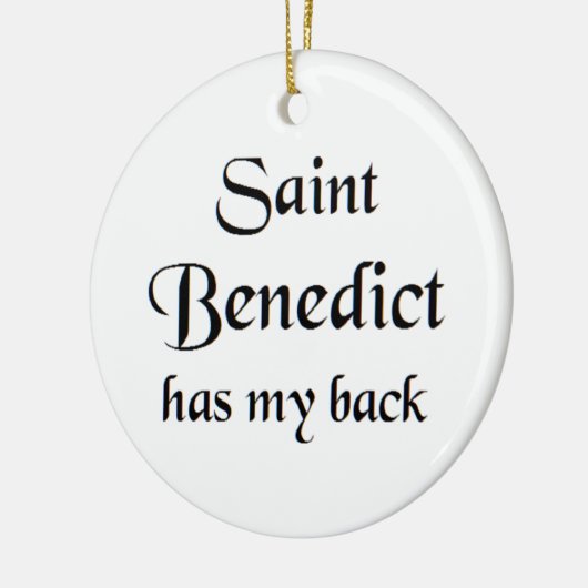 saint benedict keramik ornament (Links)