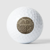 Saint Benedict Medal Golf Balls Golfball (Vorderseite)
