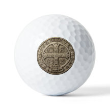 Saint Benedict Medal Golf Balls