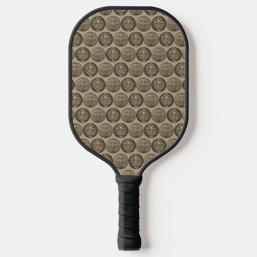 Saint Benedict Medal Pickleball Paddles (Vorderseite)