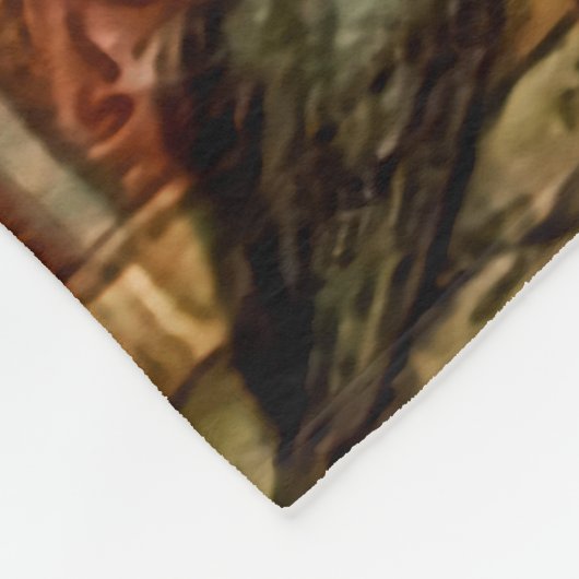 Saint Benedict of Nursia Fleecedecke (Ecke)