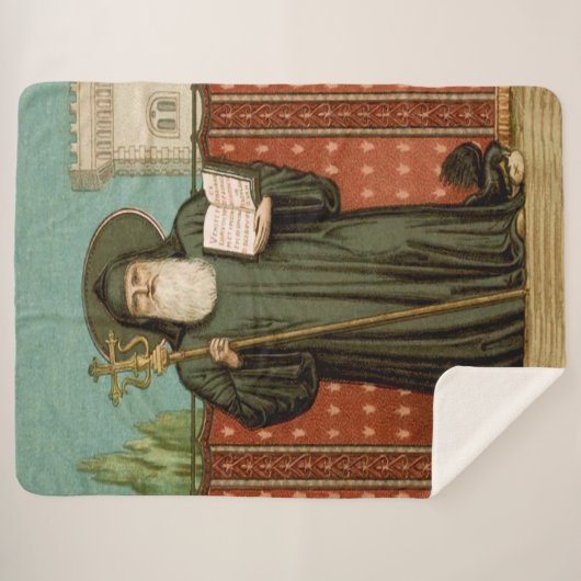 Saint Benedict of Nursia Sherpadecke (Vorderseite (Horizontal))