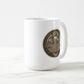 Saint-Benedikt-Medaille-Tasse Kaffeetasse (VorderseiteRechts)