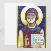 Saint-Benedikt von Nursia Einladung (Vorne/Hinten)