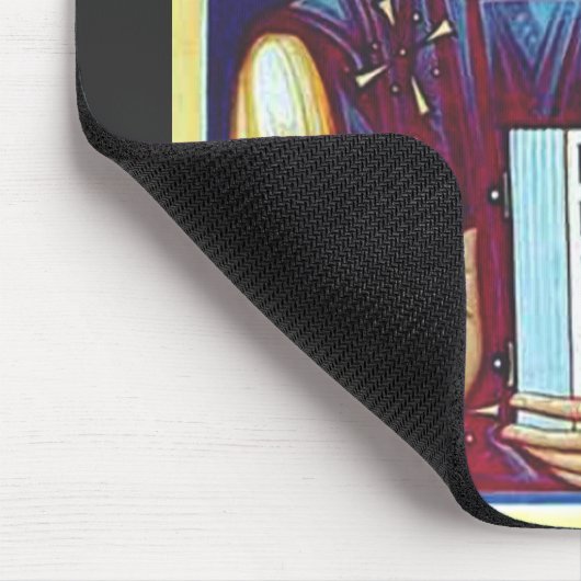 Saint-Benedikt von Nursia Mousepad (Ecke)