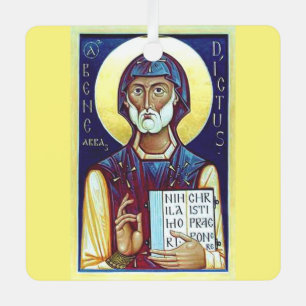 Saint-Benedikt von Nursia Ornament Aus Metall