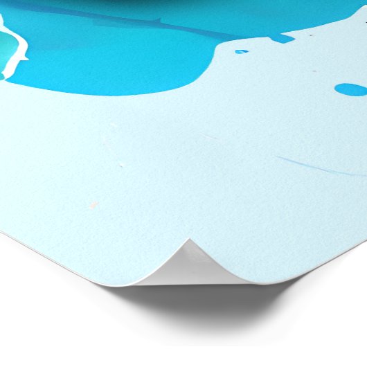 Saint-Benedikt von Nursia Poster (Ecke)