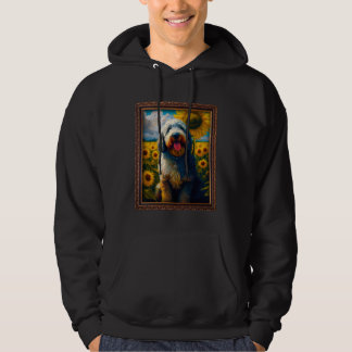 Saint Berdoodle malt Sonnenblume Blumen Mama Fraue Hoodie