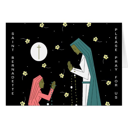 SAINT BERNADETTE BITTE FÜR UNS (Vorderseite (Horizontal))