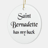 saint bernadette coffee mug keramik ornament (Links)