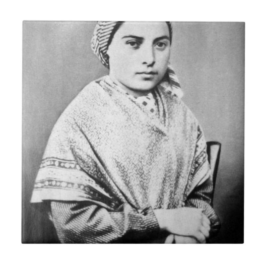 Saint Bernadette Fliese (Vorderseite)