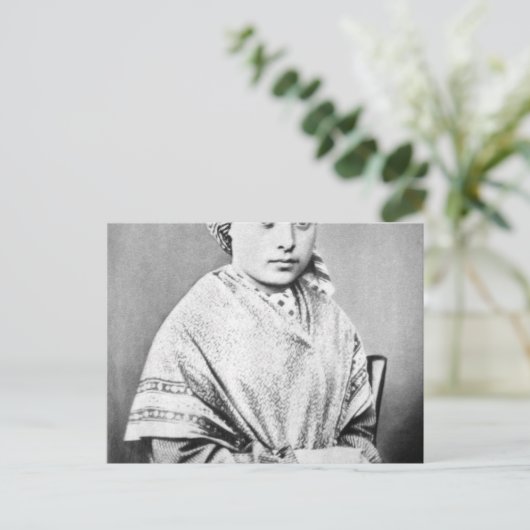 Saint Bernadette Postkarte (Stehend Vorderseite)