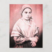 Saint Bernadette Soubirous als Kind Postkarte (Vorderseite)