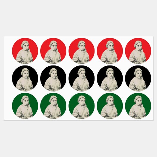 Saint Bernadette Soubirous as a child Etiketten (Blatt)