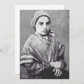 Saint Bernadette Soubirous Einladung (Vorne/Hinten)