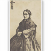 Saint Bernadette Soubirous Fine Art Aufkleber (Vorderseite)