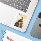 Saint Bernadette Soubirous Fine Art Aufkleber (Laptop mit iPhone)