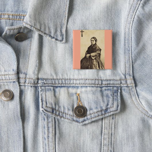 Saint Bernadette Soubirous Fine Art Button (Beispiel)