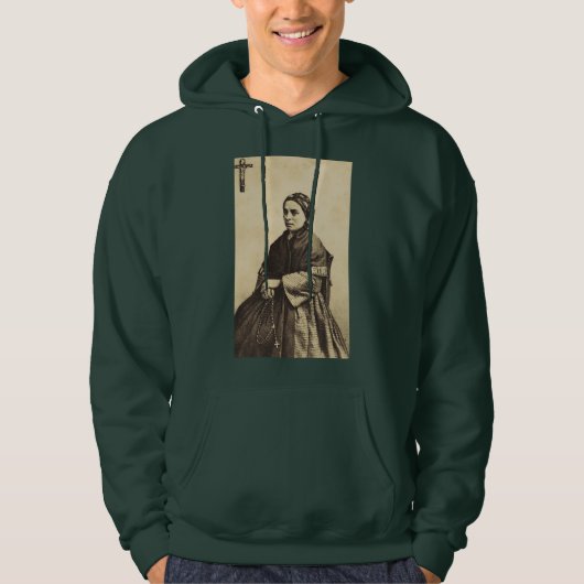 Saint Bernadette Soubirous Fine Art Hoodie (Vorderseite)