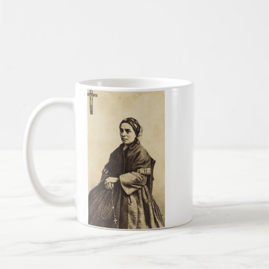 Saint Bernadette Soubirous Fine Art Kaffeetasse (Links)