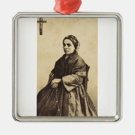 Saint Bernadette Soubirous Fine Art Ornament Aus Metall