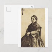 Saint Bernadette Soubirous Fine Art Postkarte (Vorne/Hinten)
