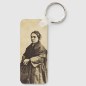 Saint Bernadette Soubirous Fine Art Schlüsselanhänger (Rückseite)