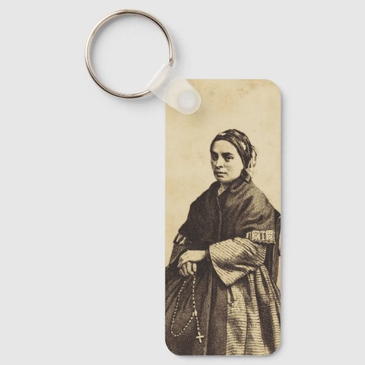 Saint Bernadette Soubirous Fine Art Schlüsselanhänger (Vorderseite)