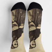 Saint Bernadette Soubirous Fine Art Socken (Oben)