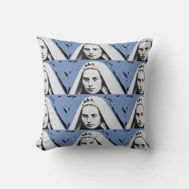 SAINT BERNADETTE SOUBIROUS KISSEN (Vorderseite)