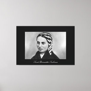 SAINT BERNADETTE SOUBIROUS LEINWANDDRUCK