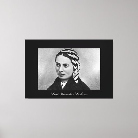 SAINT BERNADETTE SOUBIROUS LEINWANDDRUCK (Vorderseite)