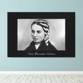 SAINT BERNADETTE SOUBIROUS LEINWANDDRUCK (Insitu (Holzboden))