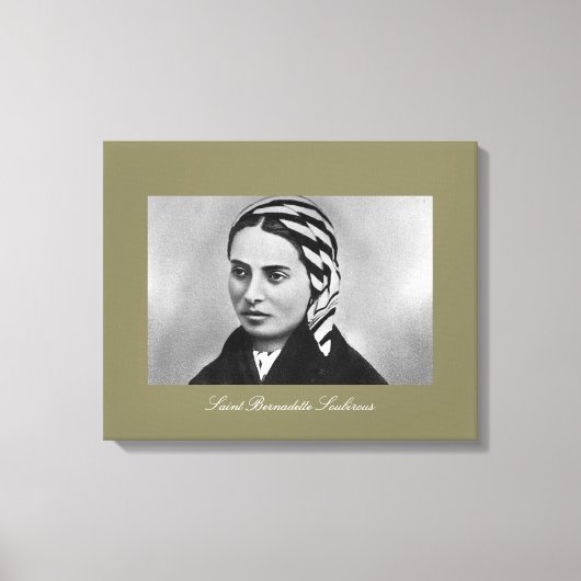Saint Bernadette Soubirous Leinwanddruck (Vorderseite)