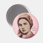 SAINT BERNADETTE SOUBIROUS MAGNET (Vorderseite/Rückseite)