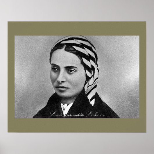 Saint Bernadette Soubirous Poster (Vorne)