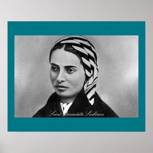 Saint Bernadette Soubirous Poster (Vorne)