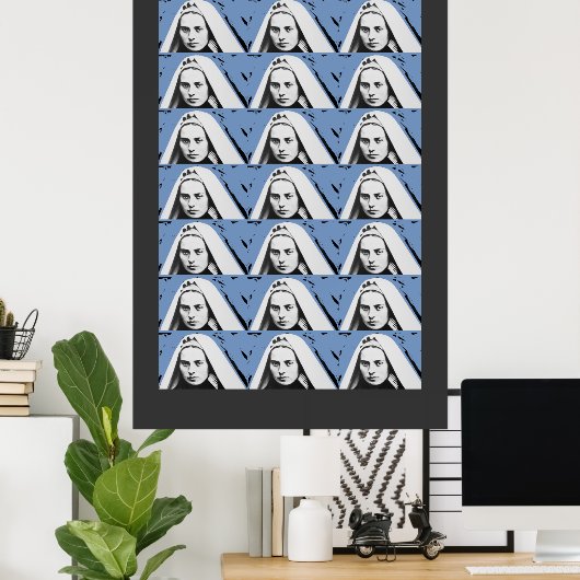 SAINT BERNADETTE SOUBIROUS POSTER (Heimbüro)